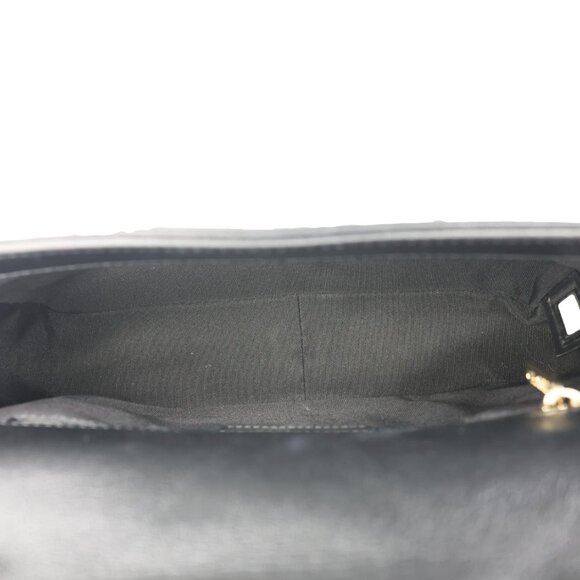 Chanel  Entwined Flap Small Lambskin Leather Chain Crossbody Black - Picture 12 of 14
